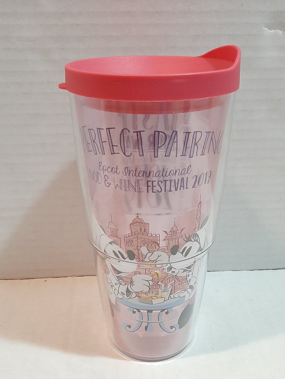 Clear insulated Tervis Tumbler the Epcot International Food & Wine Festival